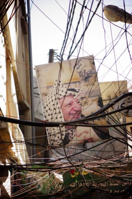 Le visage de Yasser Arafat est omniprésent dans les camps